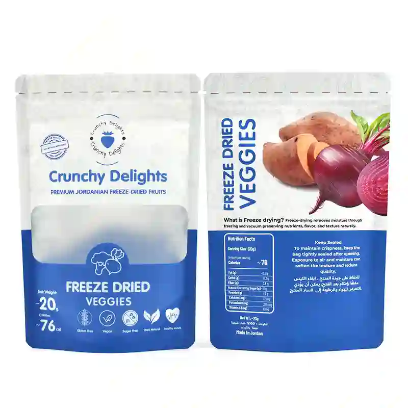 Custom Coffee Stand Up Pouch with One-Way Valve & Zipper 2