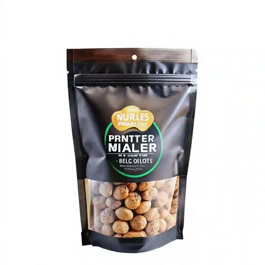 Custom Food Stand Up Pouch with Resealable Zipper 1