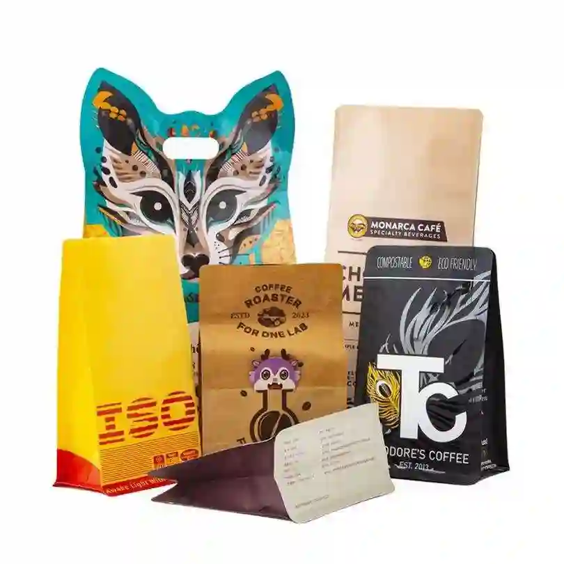 Custom Pet Food Stand Up Pouch (Flat Bottom)