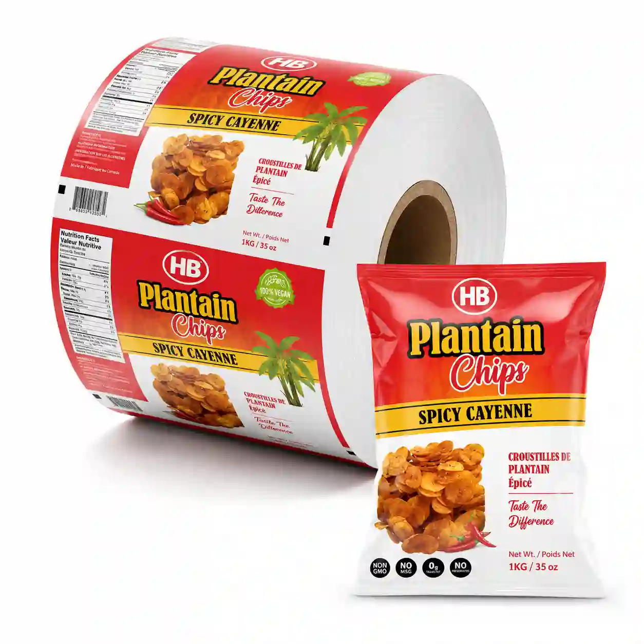 Custom Printed Roll Film for Automatic Packaging 2